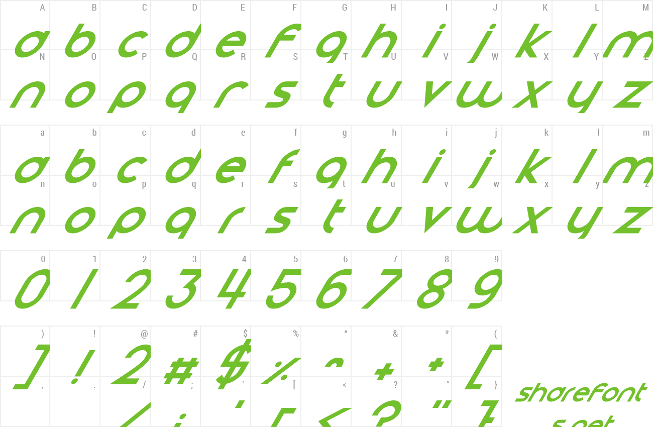 Download Free Font Smooth Circulars